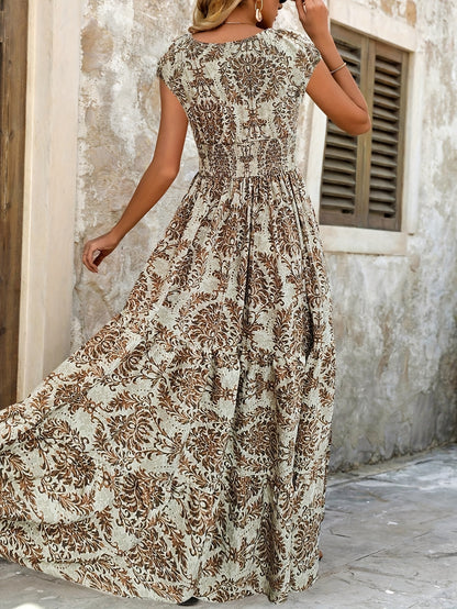 Green Floral Dress