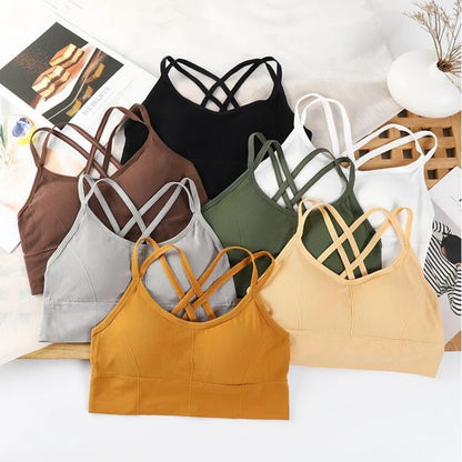 Back Cross Strap Tank Top