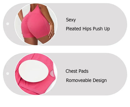 High intensity exercise back yoga set