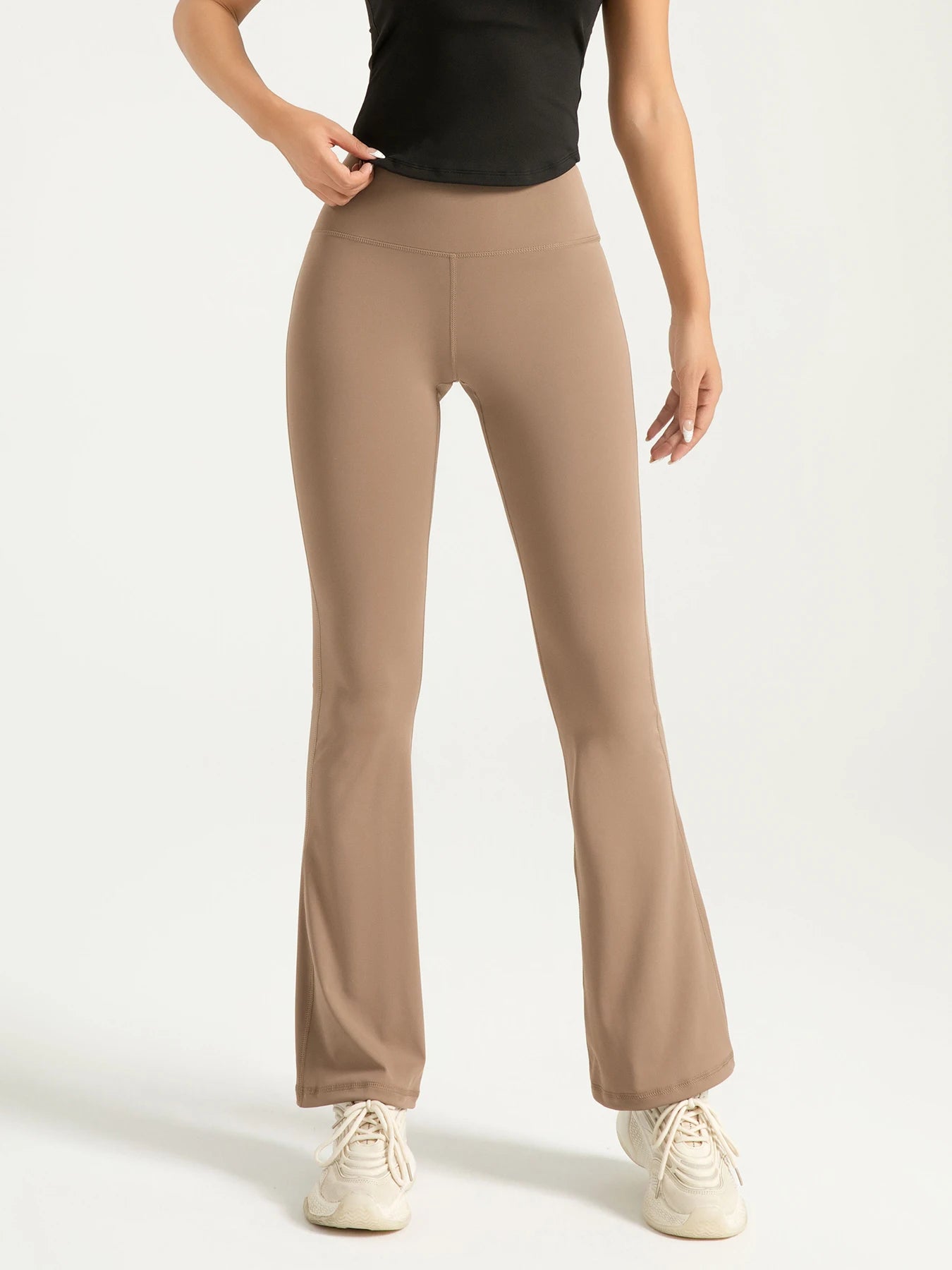 Women's High Waisted Flared Leggings