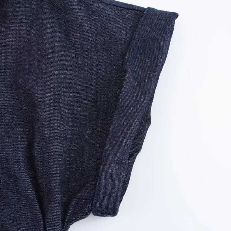 Denim MIDI dress