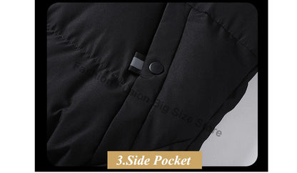 Thermal Parkas Windbreaker Warm Padded Jackets