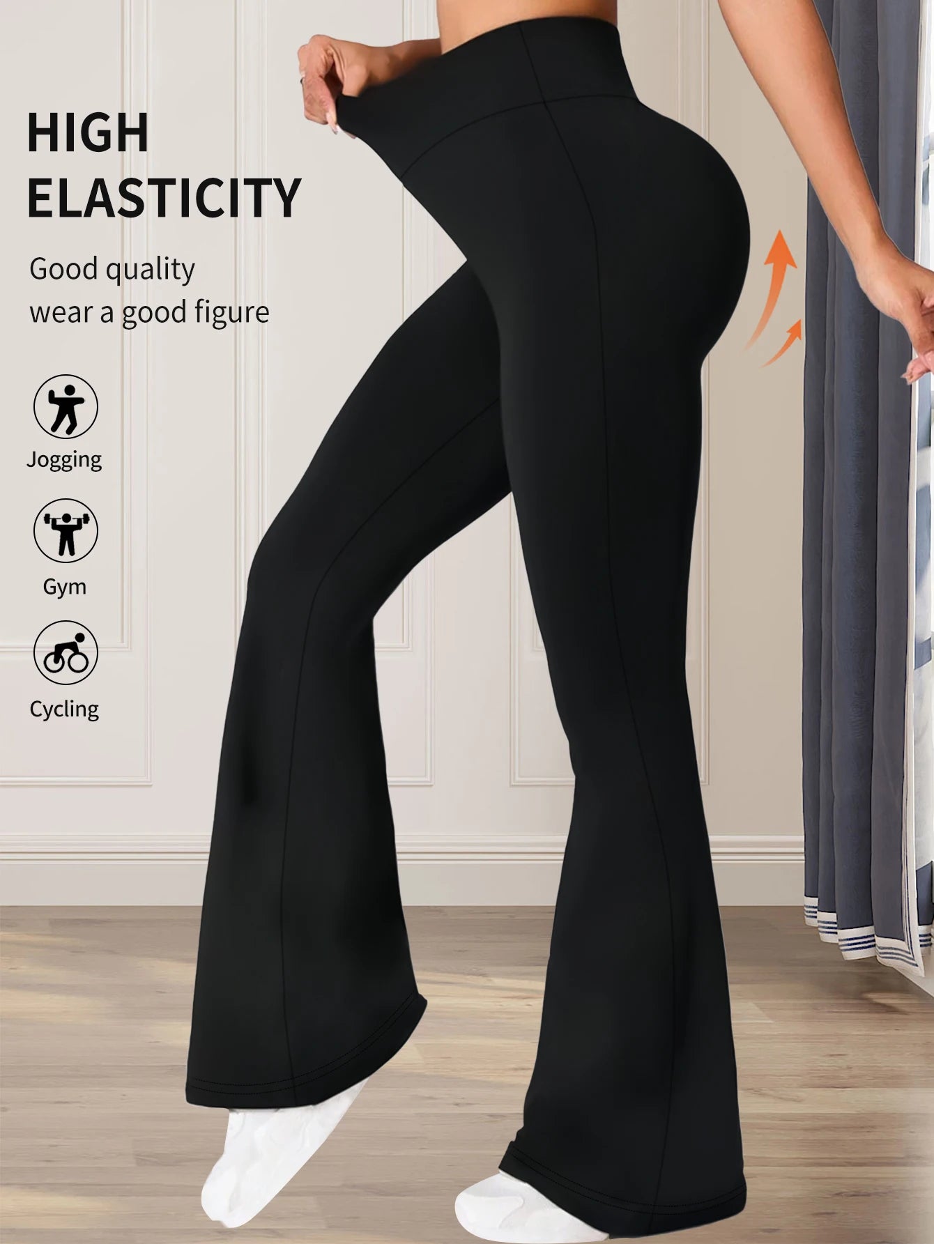 Black high waisted Yoga Pants