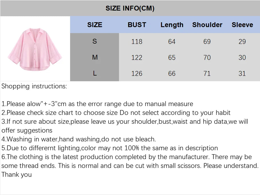 Wide Sleeved Shirt Women