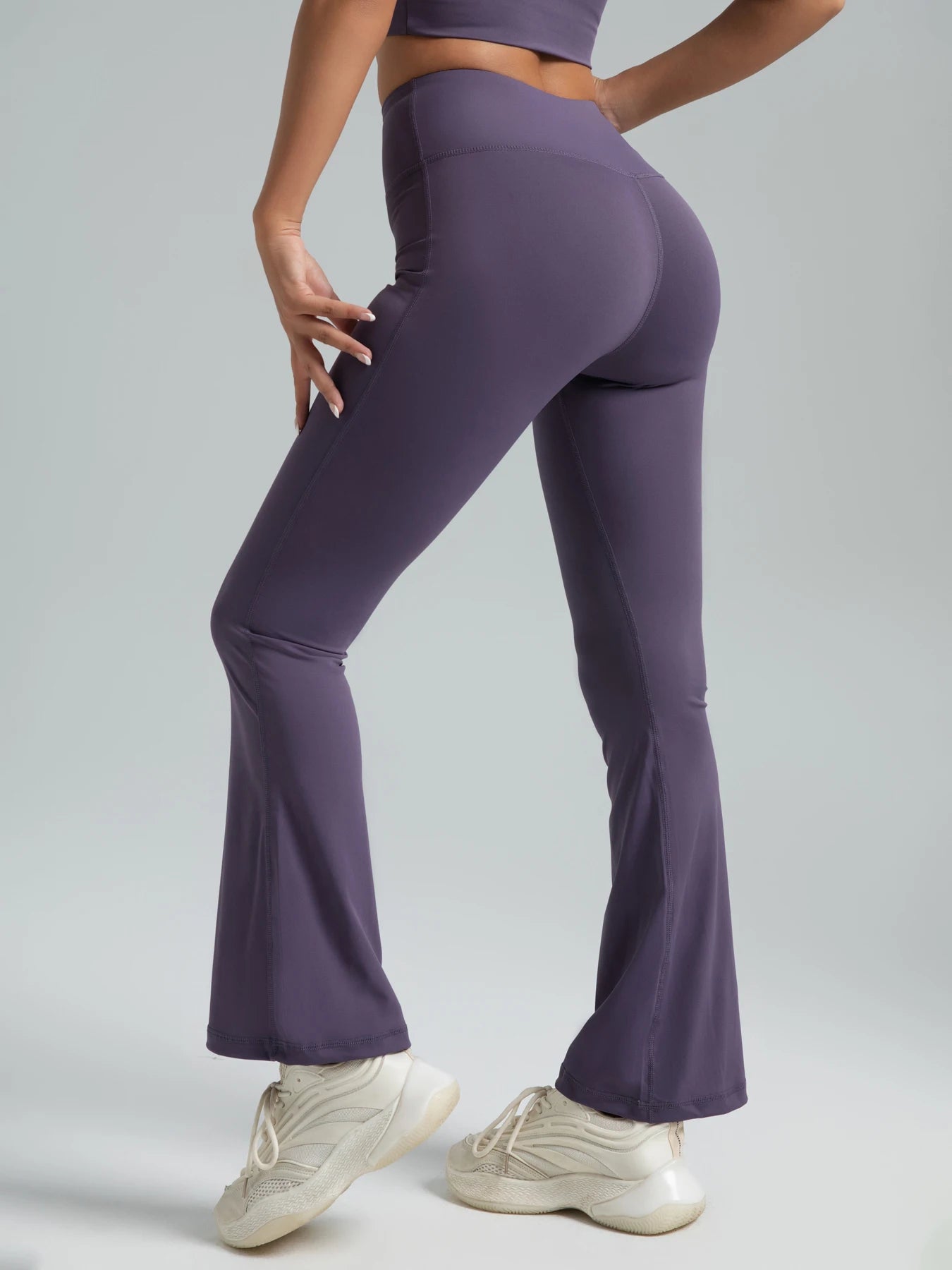 Women's High Waisted Flared Leggings