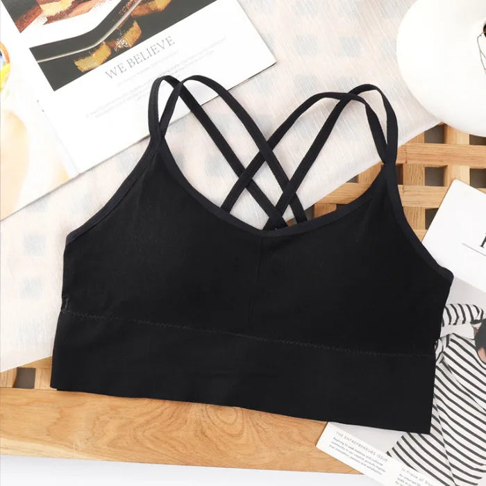Back Cross Strap Tank Top