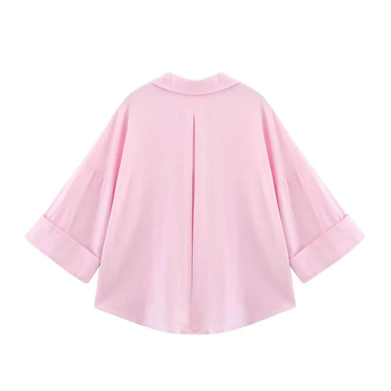 Wide Sleeved Shirt Women