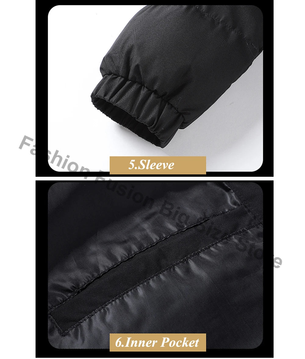 Thermal Parkas Windbreaker Warm Padded Jackets