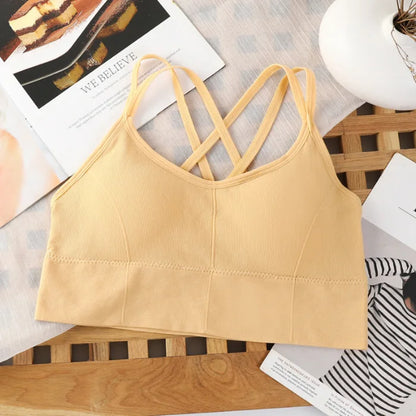 Back Cross Strap Tank Top