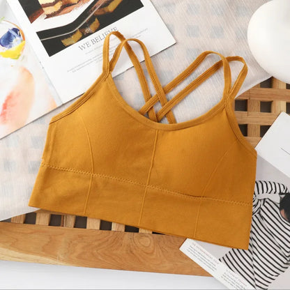 Back Cross Strap Tank Top