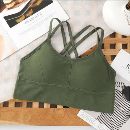 Back Cross Strap Tank Top