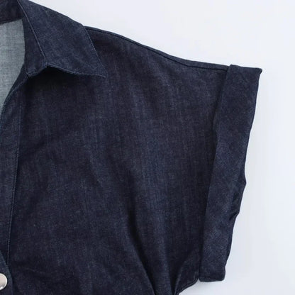 Denim MIDI dress