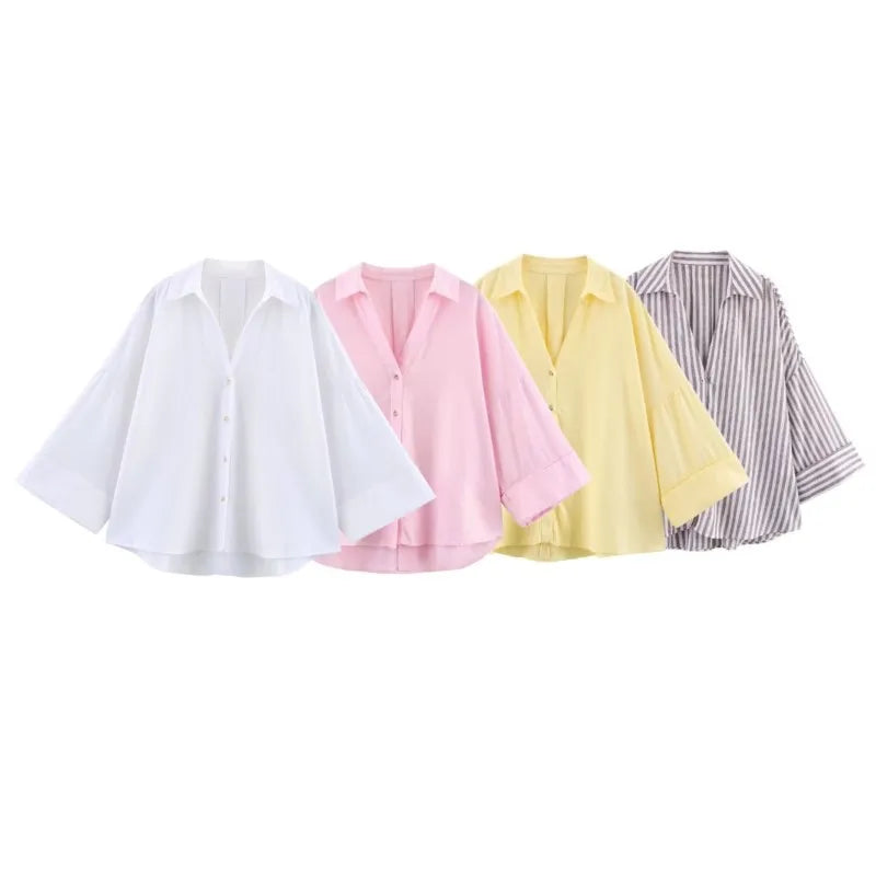 Wide Sleeved Shirt Women