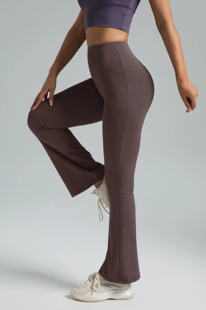 Women's High Waisted Flared Leggings