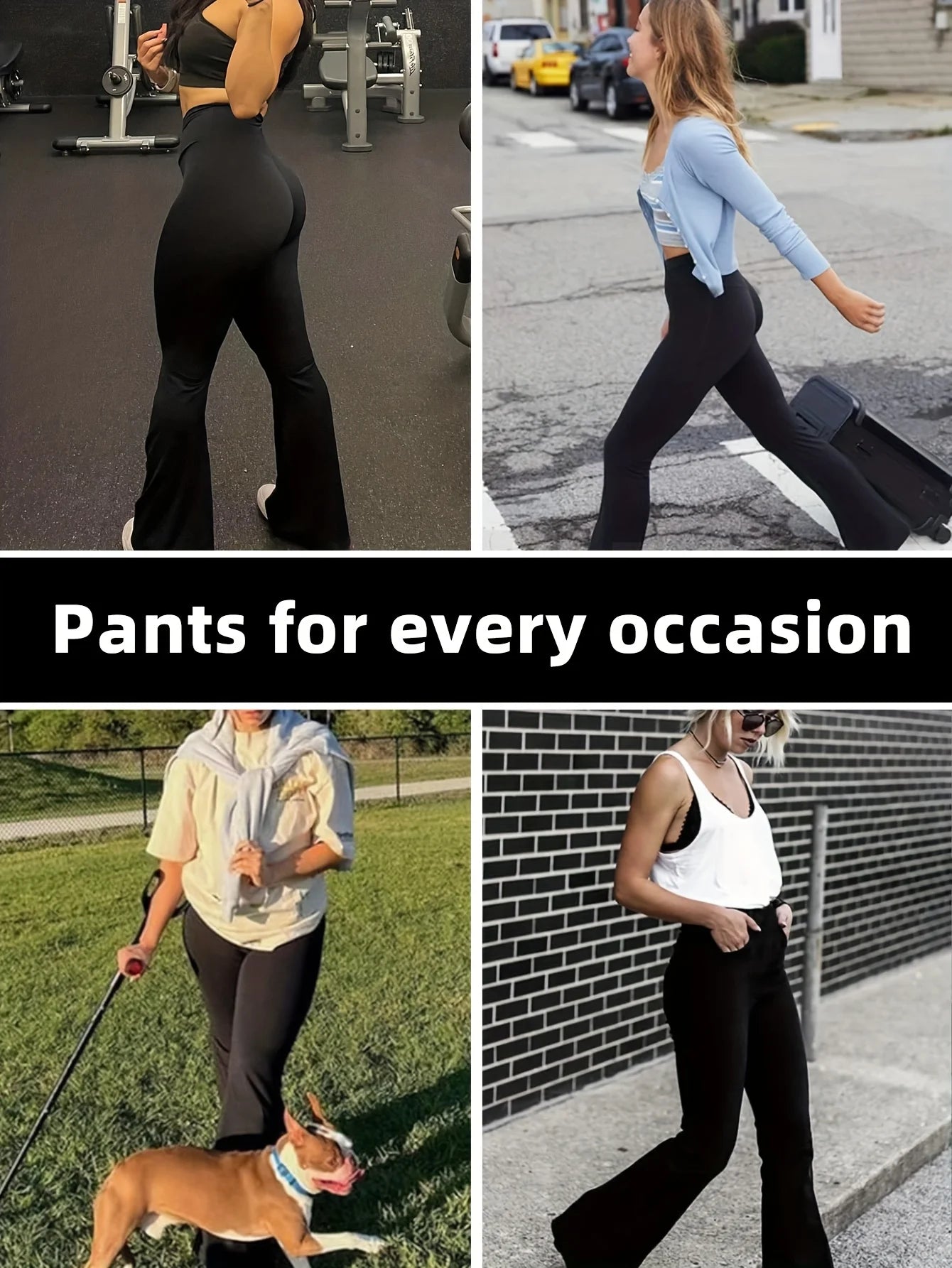 Black high waisted Yoga Pants