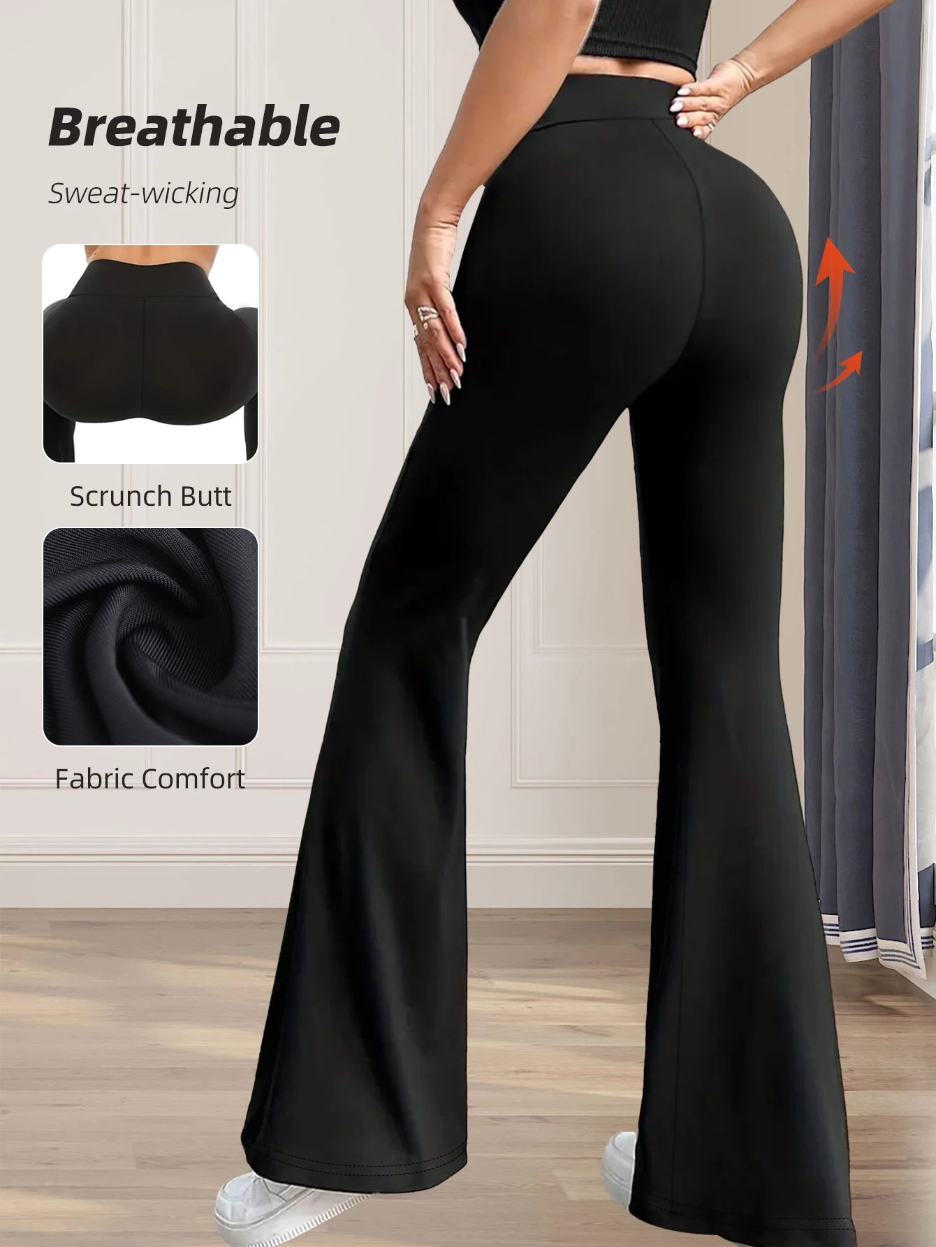 Black high waisted Yoga Pants