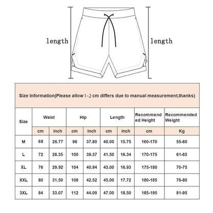 Camo Running Shorts Men