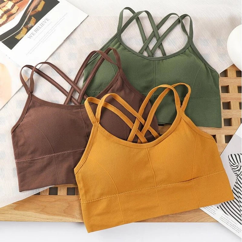 Back Cross Strap Tank Top