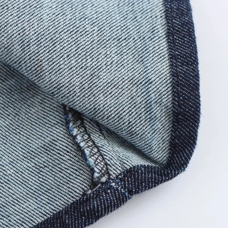 Denim MIDI dress