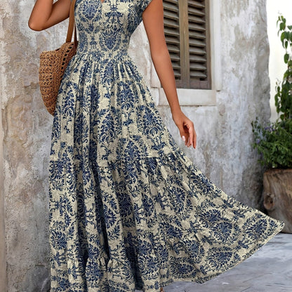 Green Floral Dress