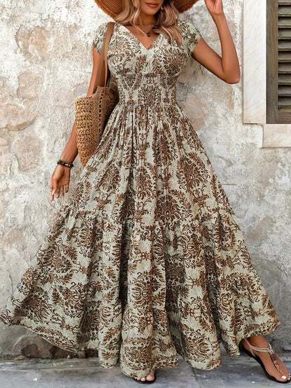 Green Floral Dress